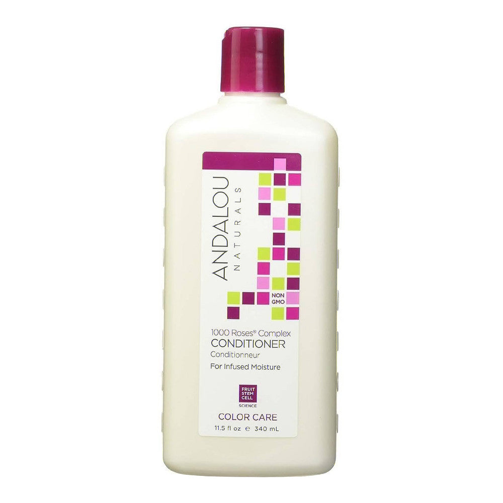 Andalou Naturals 1000 Roses Complex Color Care Hair Conditioner, 11.5 Oz